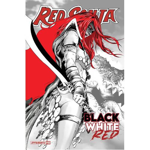 RED SONJA BLACK WHITE RED #3 CVR C LAU